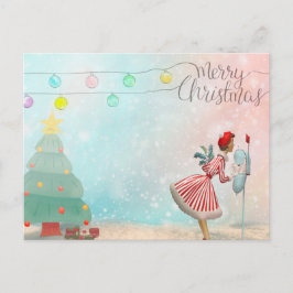 "God Jul" Helg Vykort