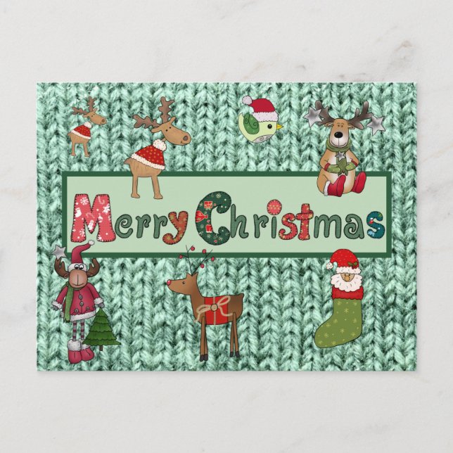 God jul helg vykort (Framsida)