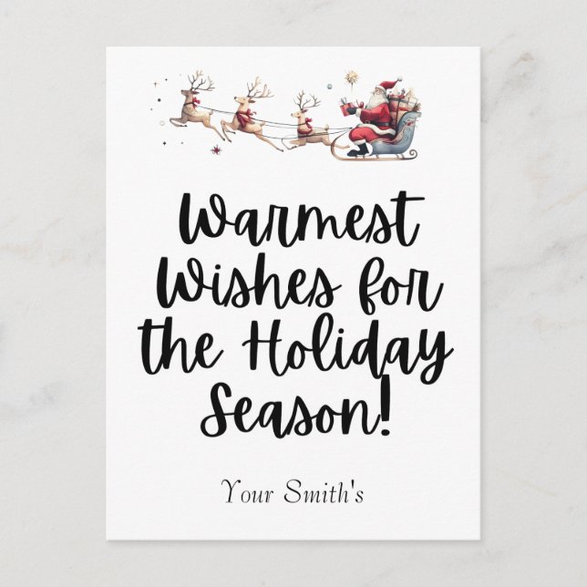 God jul helg vykort (Framsida)