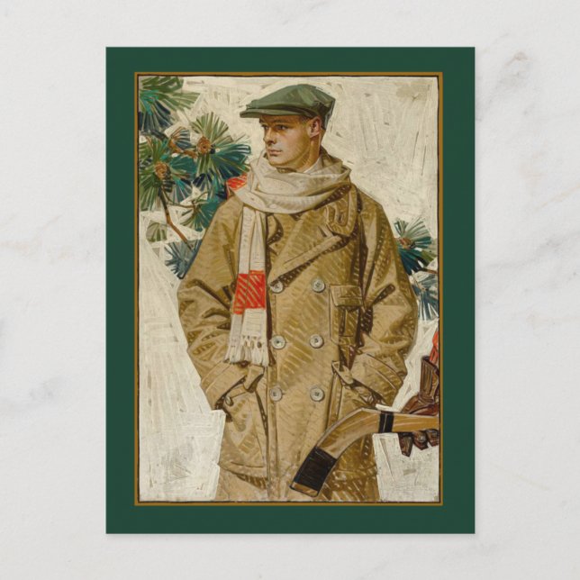 God jul helg vykort (Framsida)