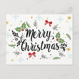 God jul! helg vykort