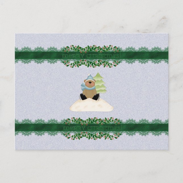 God jul helg vykort (Framsida)