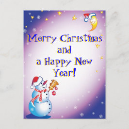 God jul! helg vykort