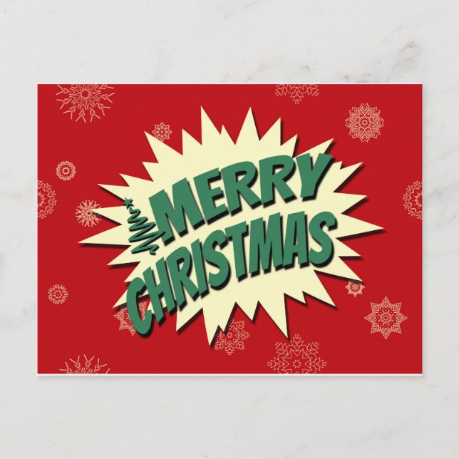 God jul helg vykort (Framsida)