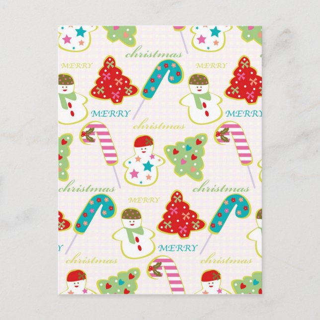 God jul helg vykort (Framsida)