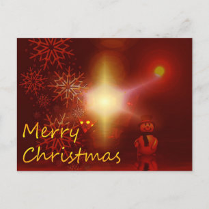 God jul helg vykort