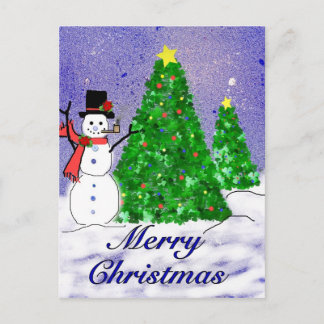 God jul helg vykort