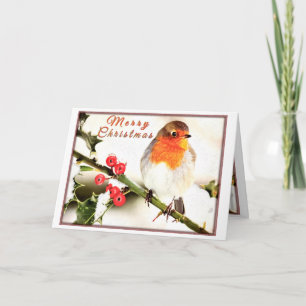 God jul Helgdag Bird Kort