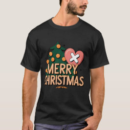God jul Helgdag Cheer T-Shirt för manar