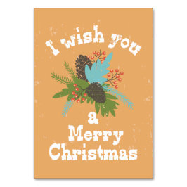 God jul Helgdag Decor Bordsnummer