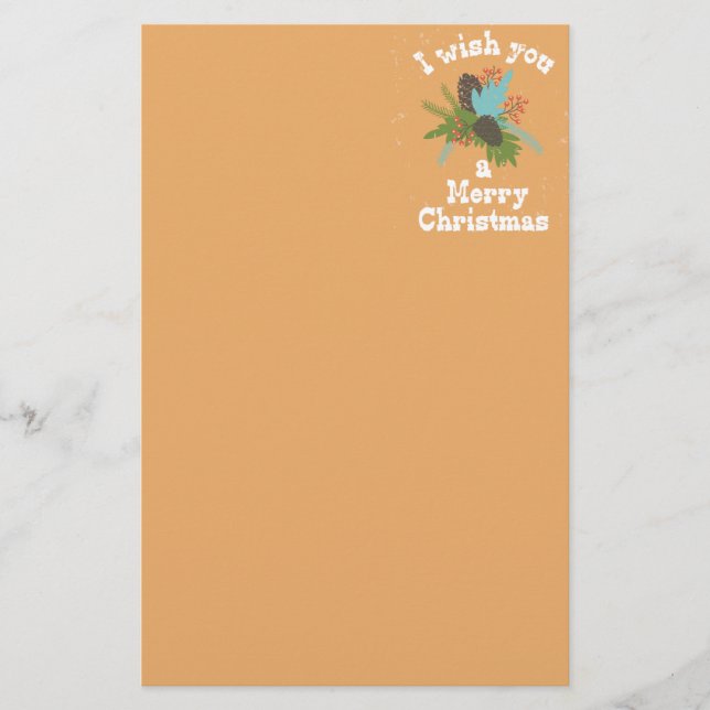 God jul Helgdag Decor Brevpapper (Framsida)