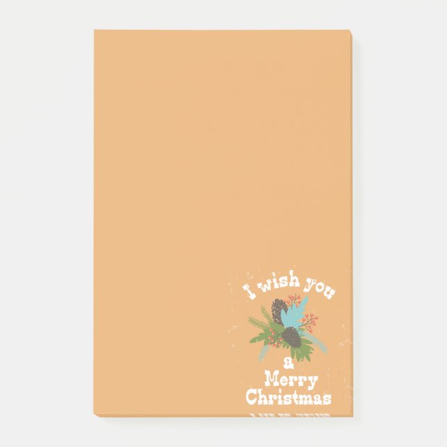 God jul Helgdag Decor Post-it Block (Framsida)