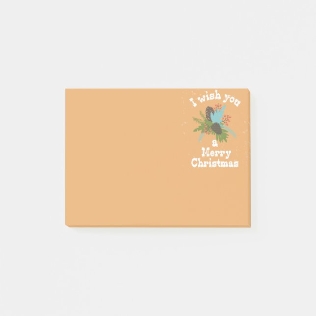 God jul Helgdag Decor Post-it Block (Framsida)