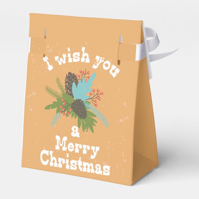 God jul Helgdag Decor Presentaskar (Baksidan Sidan)