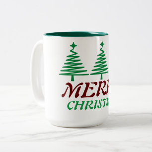God jul Helgdag Elegant Två-Tonad Mugg