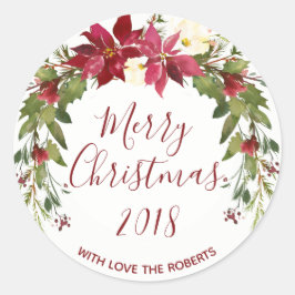 god jul helgdag etikett hosta