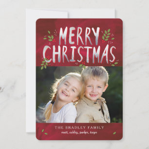 god jul Helgdag-fotokort Julkort