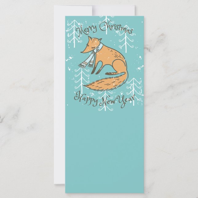 God jul Helgdag Fox Mysigt (Framsida)