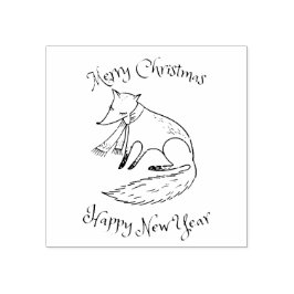 God jul Helgdag Fox Mysigt Stämpel