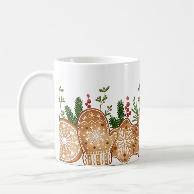 god jul helgdag-gåva, modern julklapp kaffemugg (Vänster)