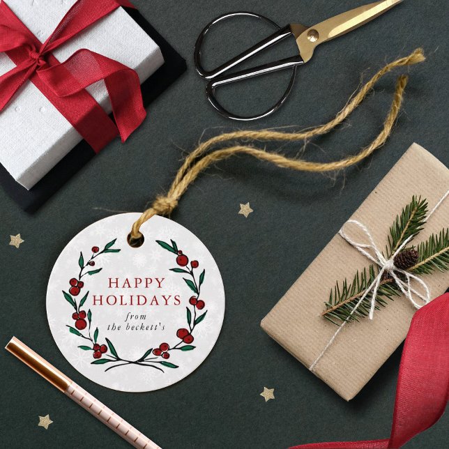 God jul, Helgdag Gåvor Etiketter (Skapare uppladdad)