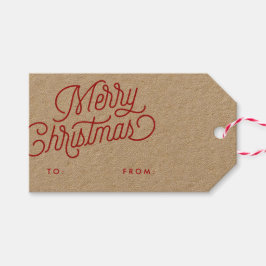God jul Helgdag Gift-Märkre Presentetikett