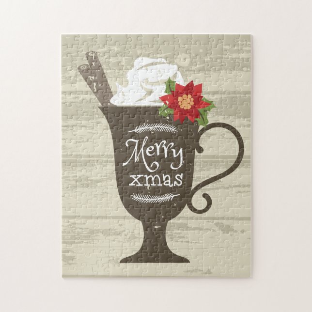 God jul Helgdag Ice Cream Pussel (Vertikal)