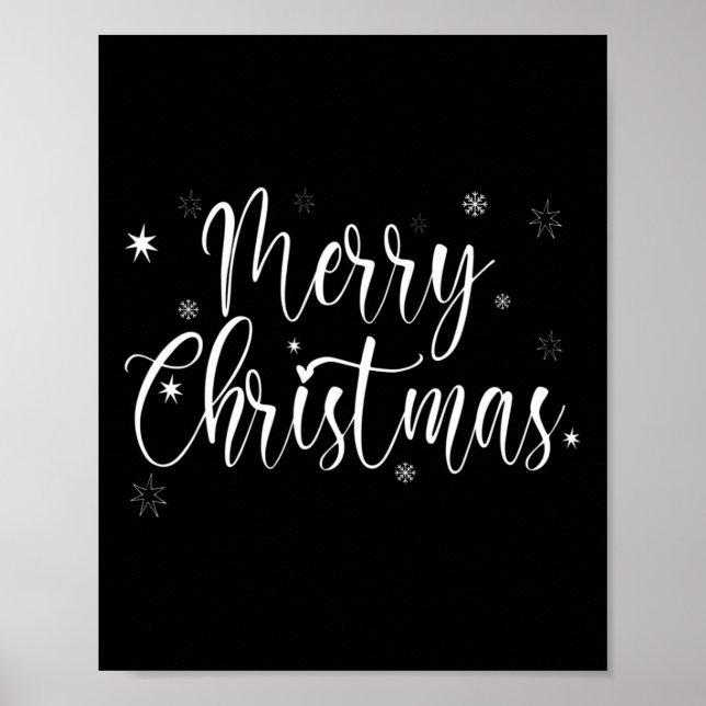 God jul Helgdag Julafton Poster (Framsidan)