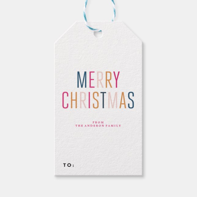 GOD JUL helgdag juletiketter Presentetikett (Framsidan)