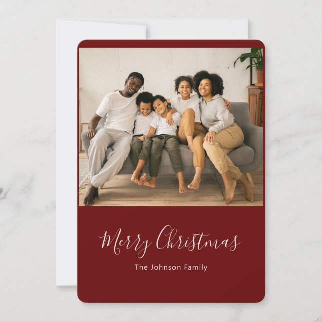 God jul Helgdag julkort (Framsida)