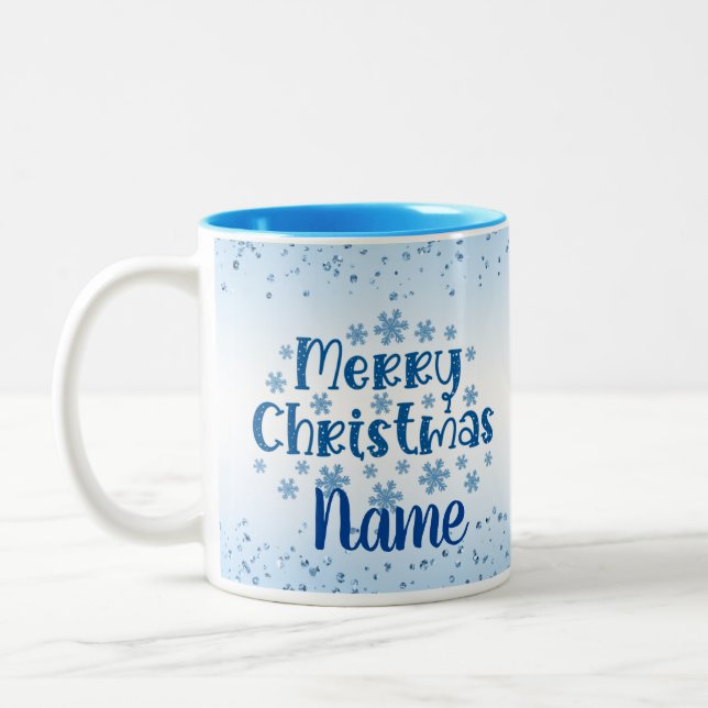 God jul Helgdag-kaffe Tea Mugg (Vänster)