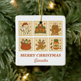 God jul | Helgdag Keepsaké Julgransprydnad Keramik