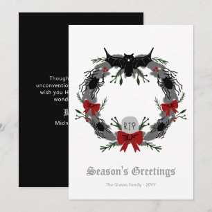 God jul, Helgdag-kort för utandning av Fladdermus Julkort