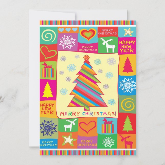 God jul Helgdag-kort Julkort (Framsida)