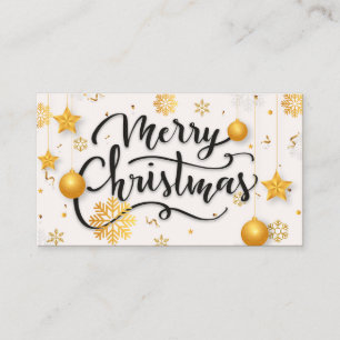 God jul Helgdag-kort Visitkort