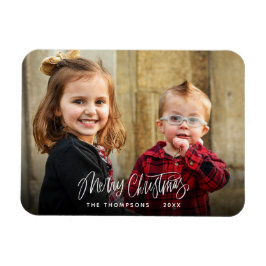 God jul Helgdag Modern fotoskript Magnet