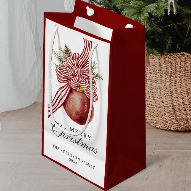 God jul Helgdag Red Stripe Ornament (Skapare uppladdad)
