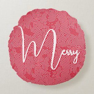 God jul Helgdag Rund Kudde