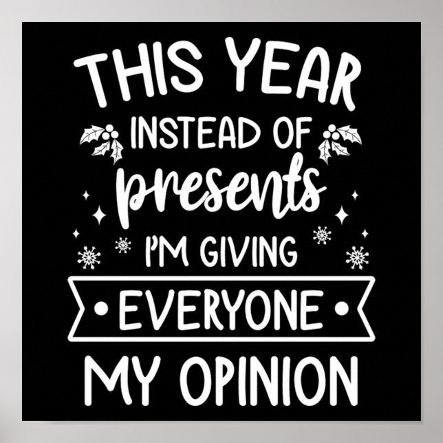 God jul, Helgdag Satt Funny Julafton Gift Poster (Framsidan)