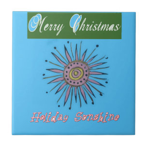 God jul Helgdag Sunshine Collection Kakelplatta