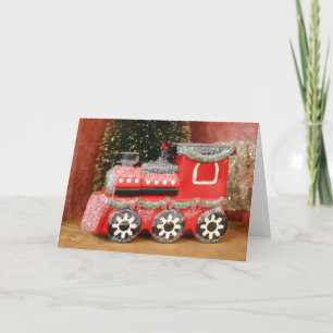 God jul Helgdag Tåg Helgkort