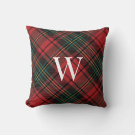 God jul, Helgdag Tartan Play + Monogram Kudde