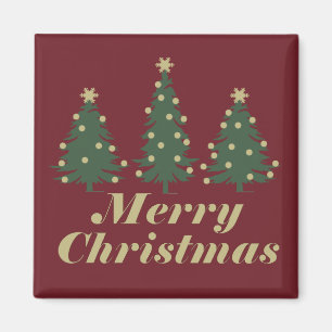 god jul helgdag träd-decor magnet