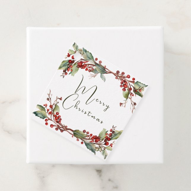 God jul Helgdag Utandning Gåvor Etiketter (På plats)