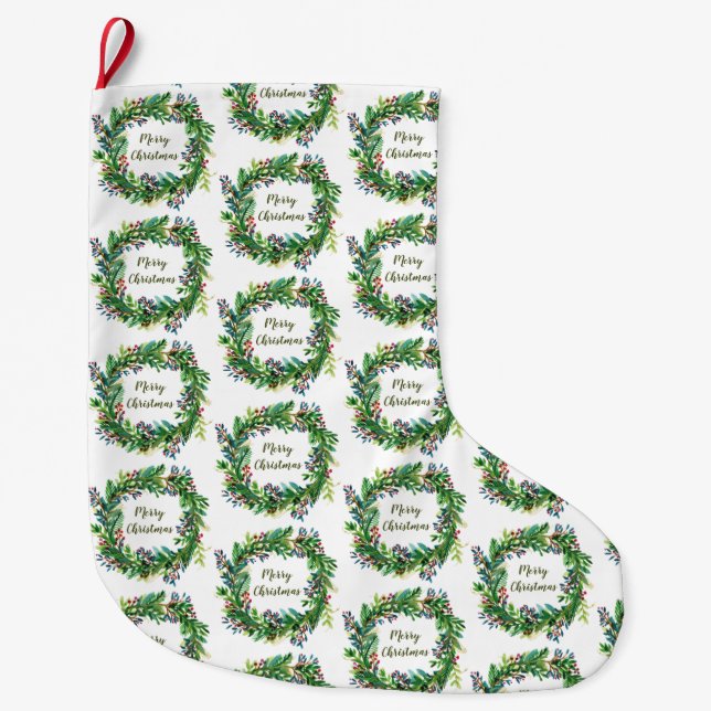 God jul Helgdag Utandning Stor Julstrumpa (Framsidan)