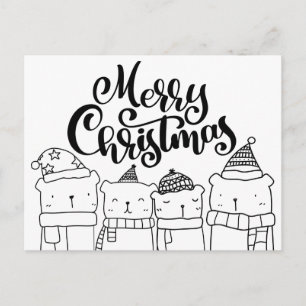 God Jul Helgdag vinterpäron i Lycklig Vykort