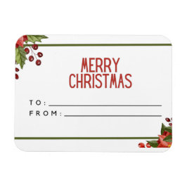 God jul Helgdag vykort Magnet