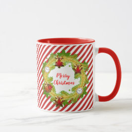 God jul Helgdag Wandeand Red Rand Mugg