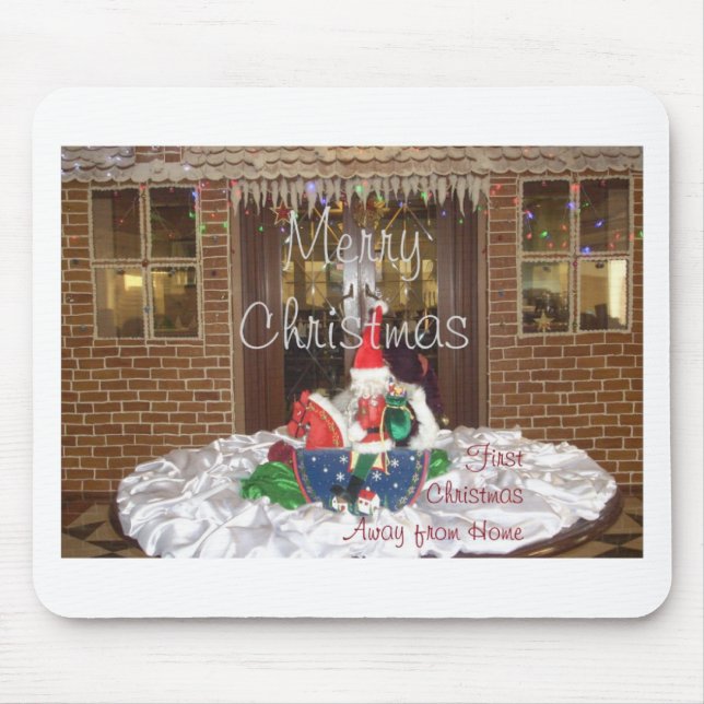 God jul helgdagar bort från hemmet Inspired A Musmatta (Framsidan)