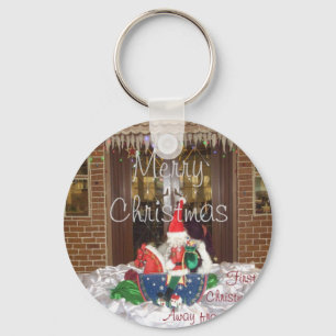 God jul helgdagar bort från hemmet Inspired A Nyckelring